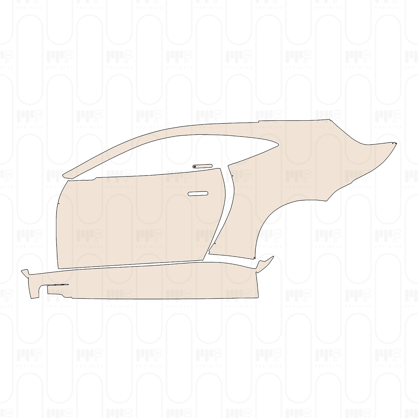 Voorgesneden PPF Aston Martin Vantage V8 Coupe 2020