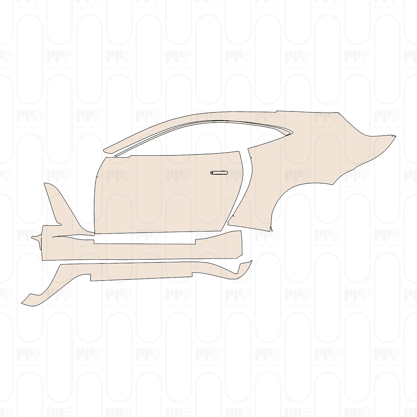 Voorgesneden PPF Aston Martin Vantage V12 Coupe 2022