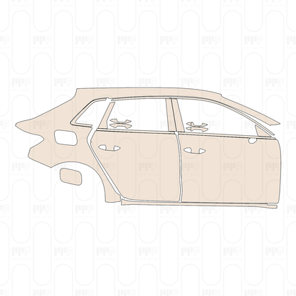 Voorgesneden PPF Audi A3 Sportback Base 2022