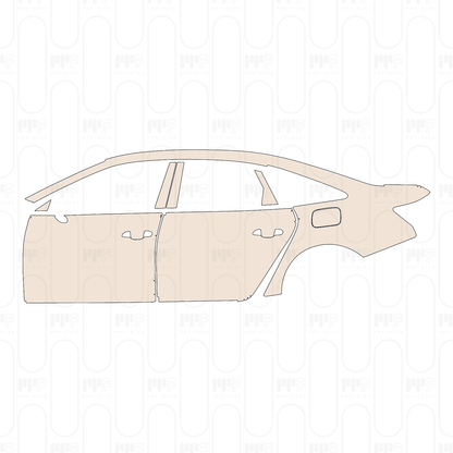 Voorgesneden PPF Audi A6 A6L TFSI e Base 2022