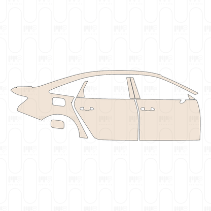 Voorgesneden PPF Audi A6 A6L S-Line 2022