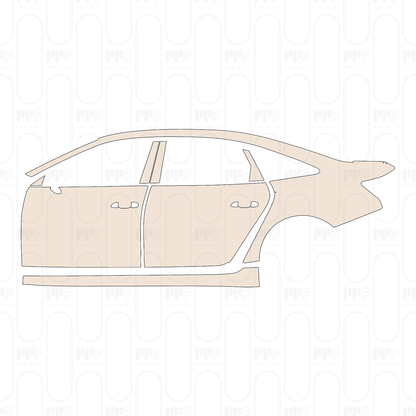 Voorgesneden PPF Audi A6 A6L Base 2022