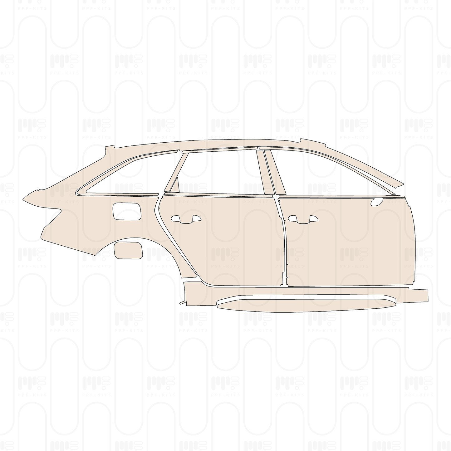 Voorgesneden PPF Audi A6 RS6 Avant 2023