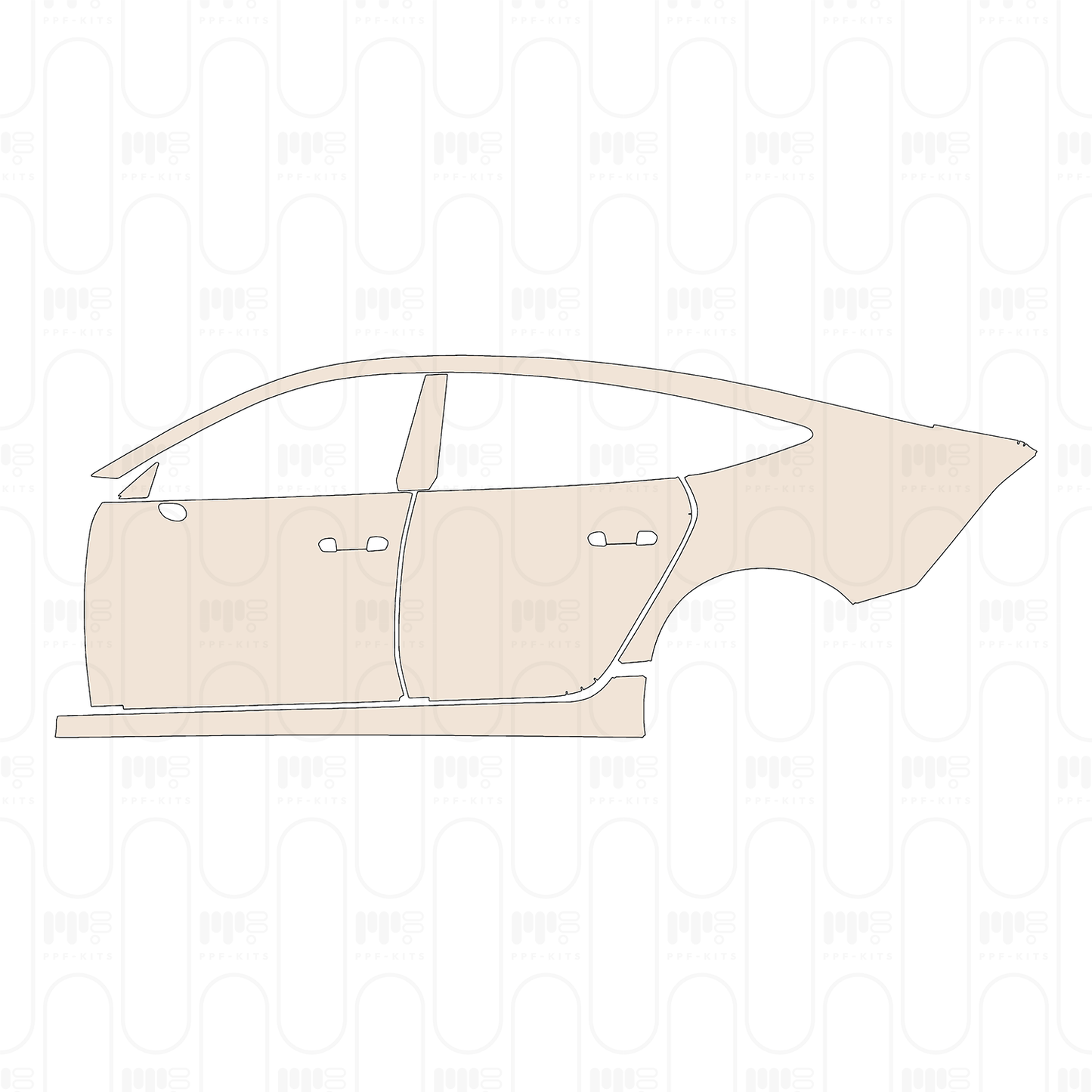 Voorgesneden PPF Audi A7 S7 Sportback 2021