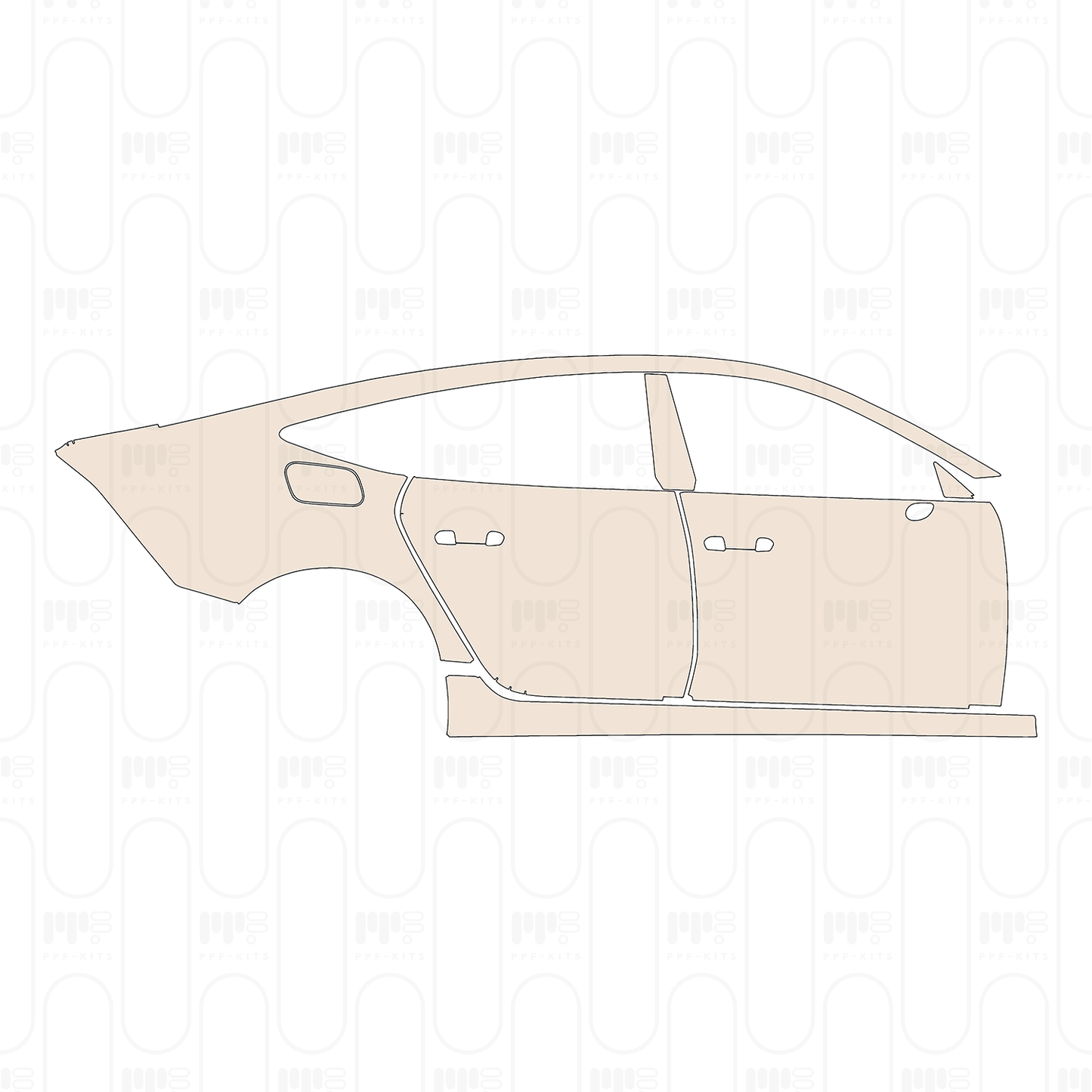 Voorgesneden PPF Audi A7 S7 Sportback 2021
