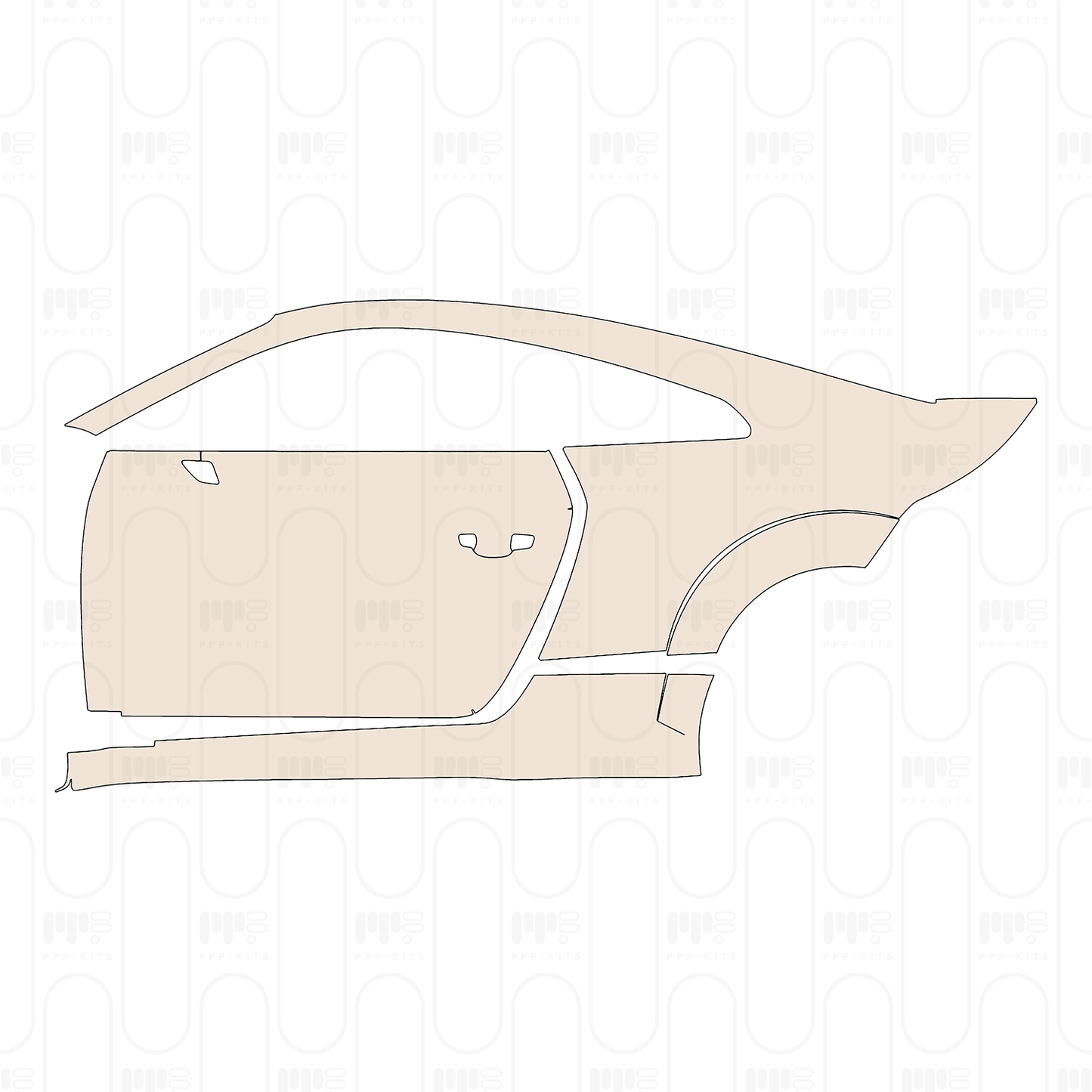 Voorgesneden PPF Audi TT Coupe Base 2022