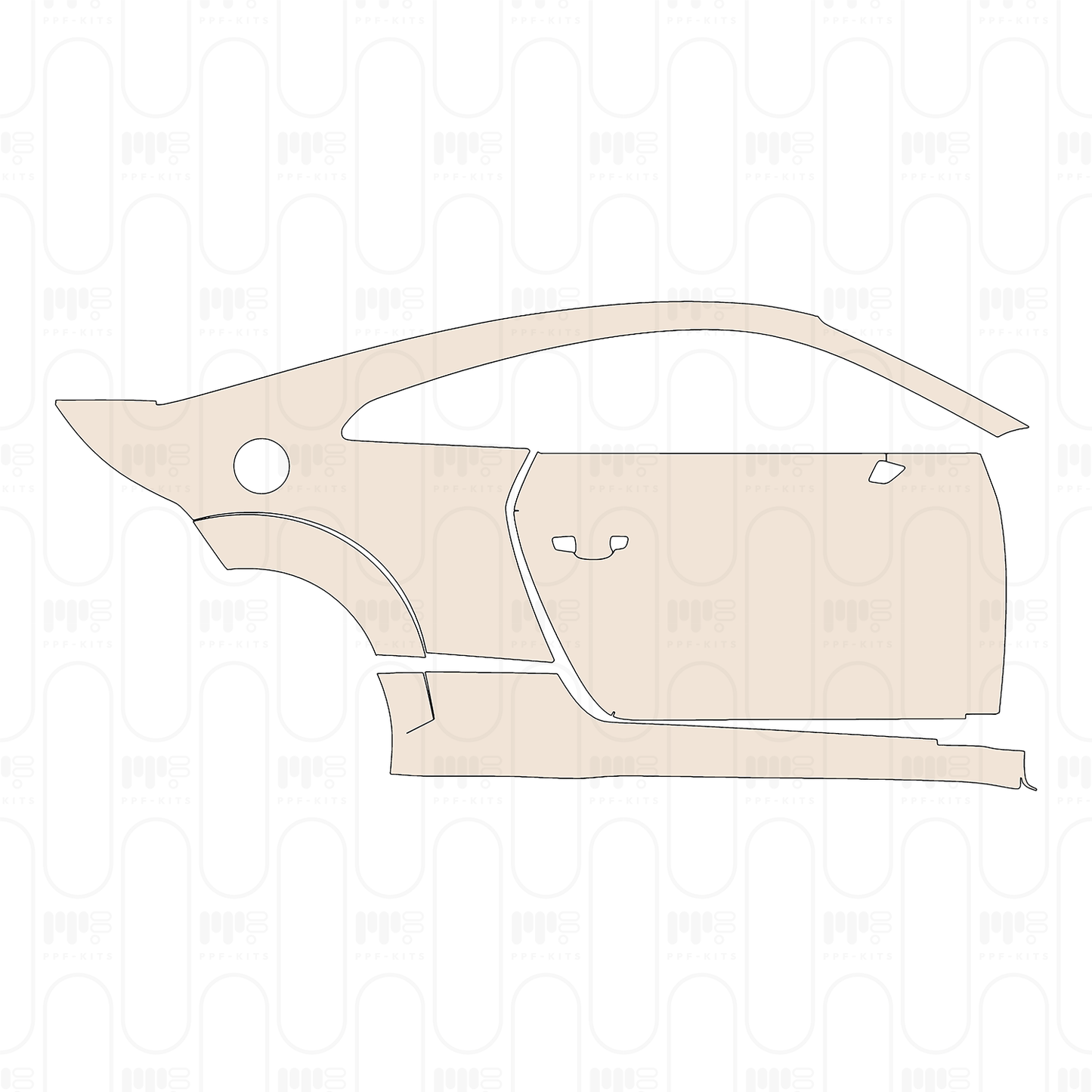 Voorgesneden PPF Audi TT Coupe Base 2022