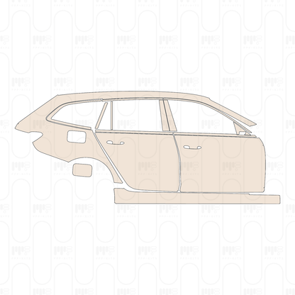 Voorgesneden PPF BMW 3 Series Touring Base 2023