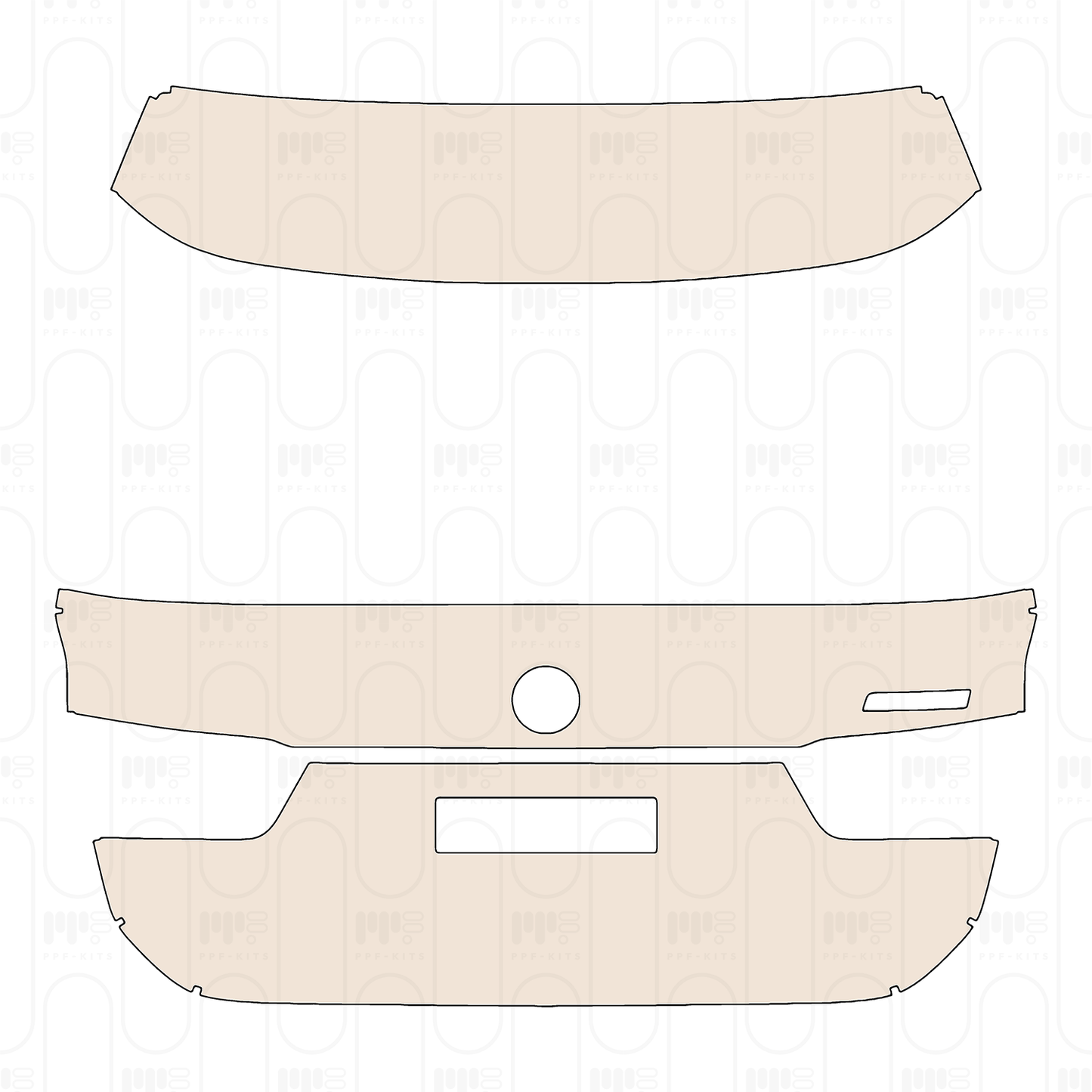 Voorgesneden PPF BMW 3 Series Touring Base 2023