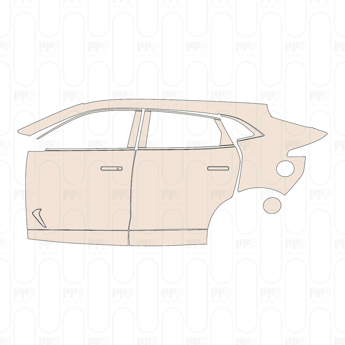 Voorgesneden PPF Changan Auto UNI-K 2023