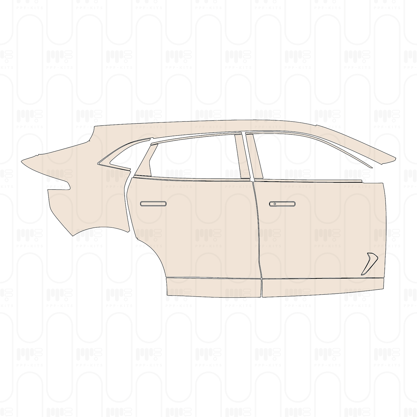 Voorgesneden PPF Changan Auto UNI-K 2023