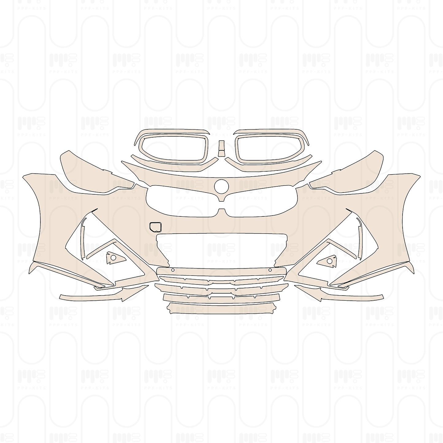 Voorgesneden PPF BMW 2 Series Coupe M235 M240 2023