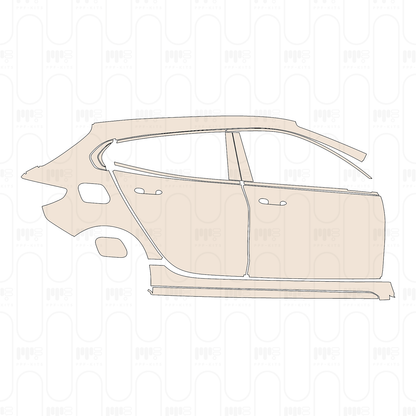 Voorgesneden PPF BMW 1 Series 5-door Sports Hatch M Sport 2022