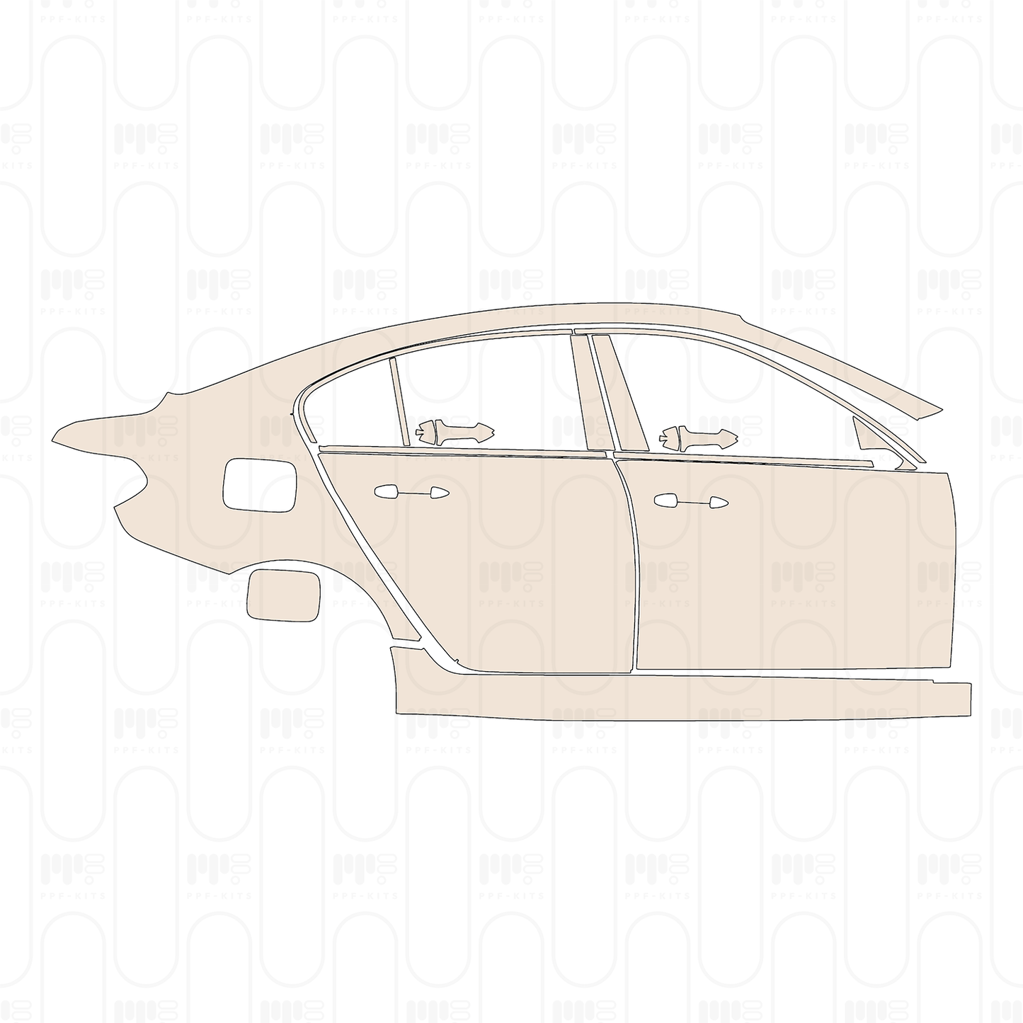 Voorgesneden PPF BMW 1 Series Sports Sedan M Sport 2022