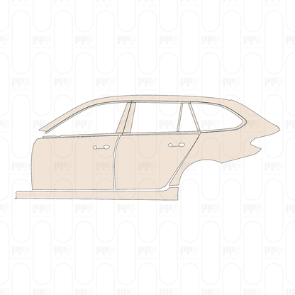 Voorgesneden PPF BMW 5 Series Touring Base 2022
