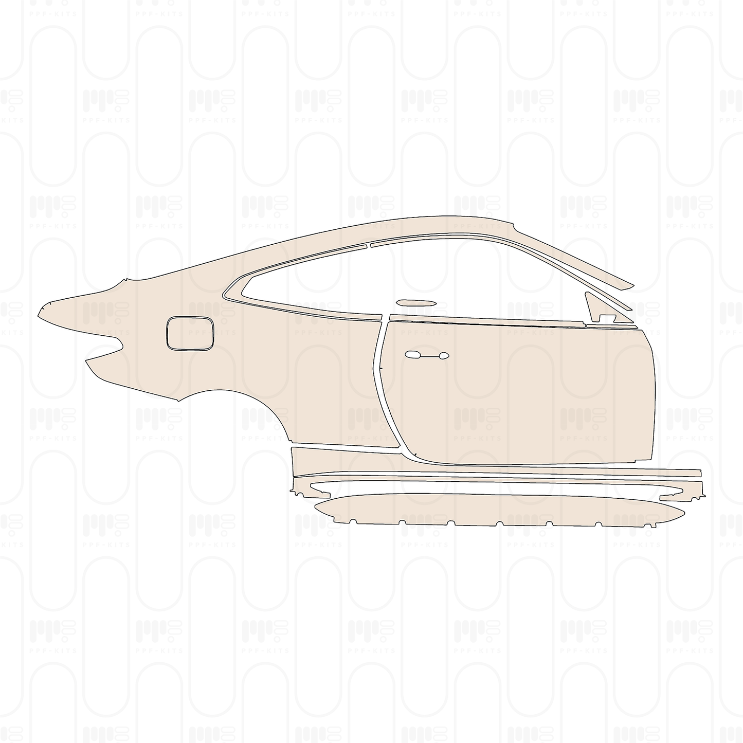 Voorgesneden PPF BMW 4 Series Coupe M4 2021