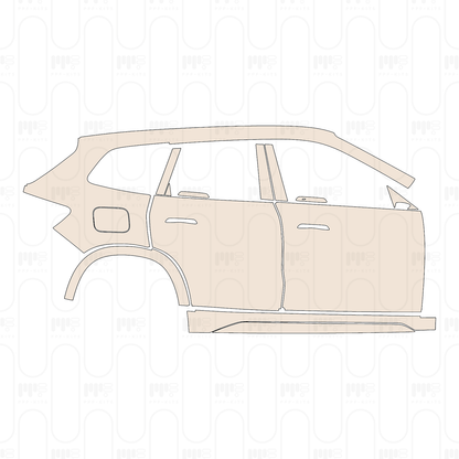 Voorgesneden PPF BMW X1 Standard Wheelbase Base 2023