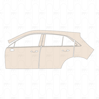 Voorgesneden PPF Cadillac XT4 2022