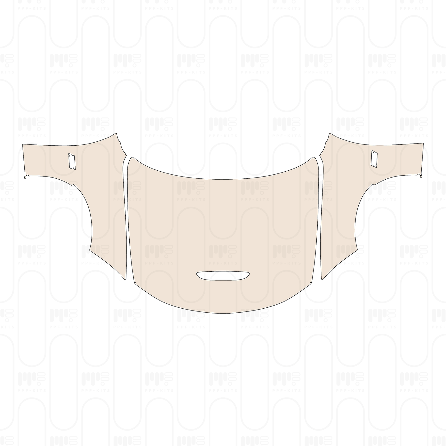 Voorgesneden PPF Dodge Charger Standard body SCAT PACK 2022