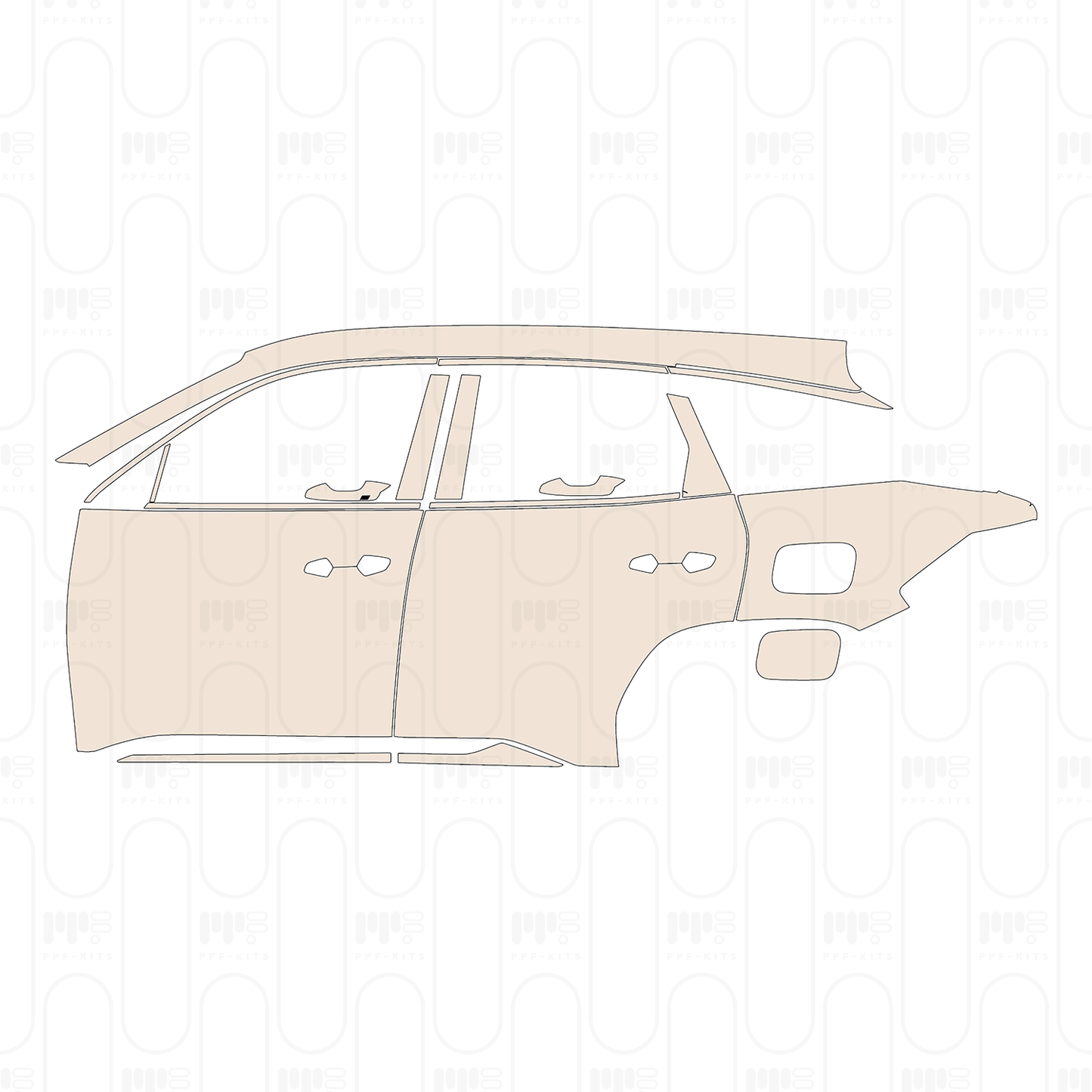 Voorgesneden PPF Geely Galaxy L7 2023
