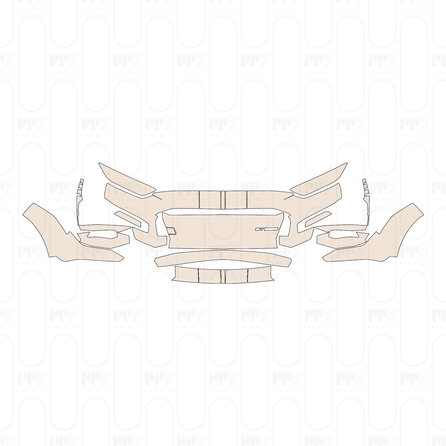 Voorgesneden PPF Ford Mustang Fastback ShelbyGT500 2022