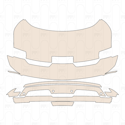 Voorgesneden PPF Ford Mustang Fastback ShelbyGT500 2022