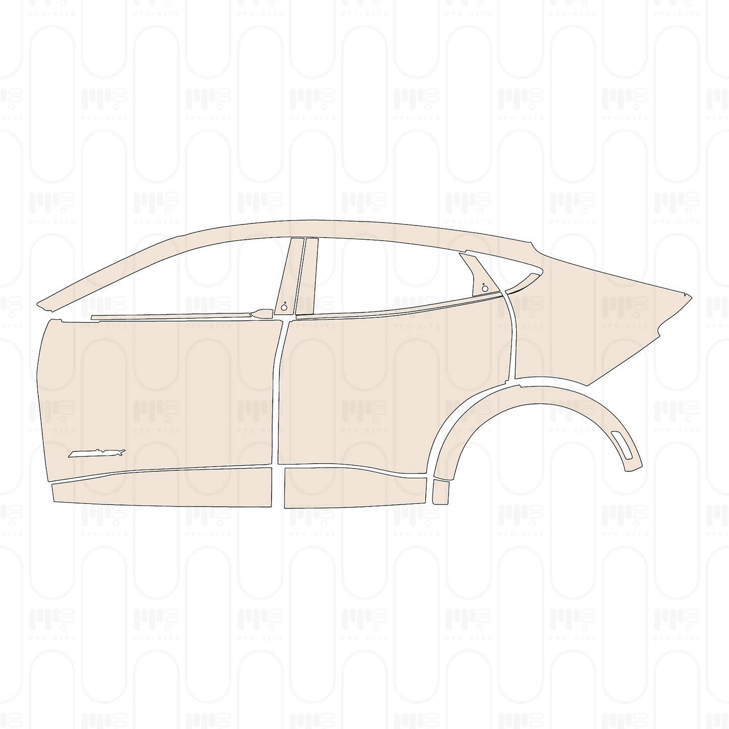 Voorgesneden PPF Ford Mach-E GT 2022