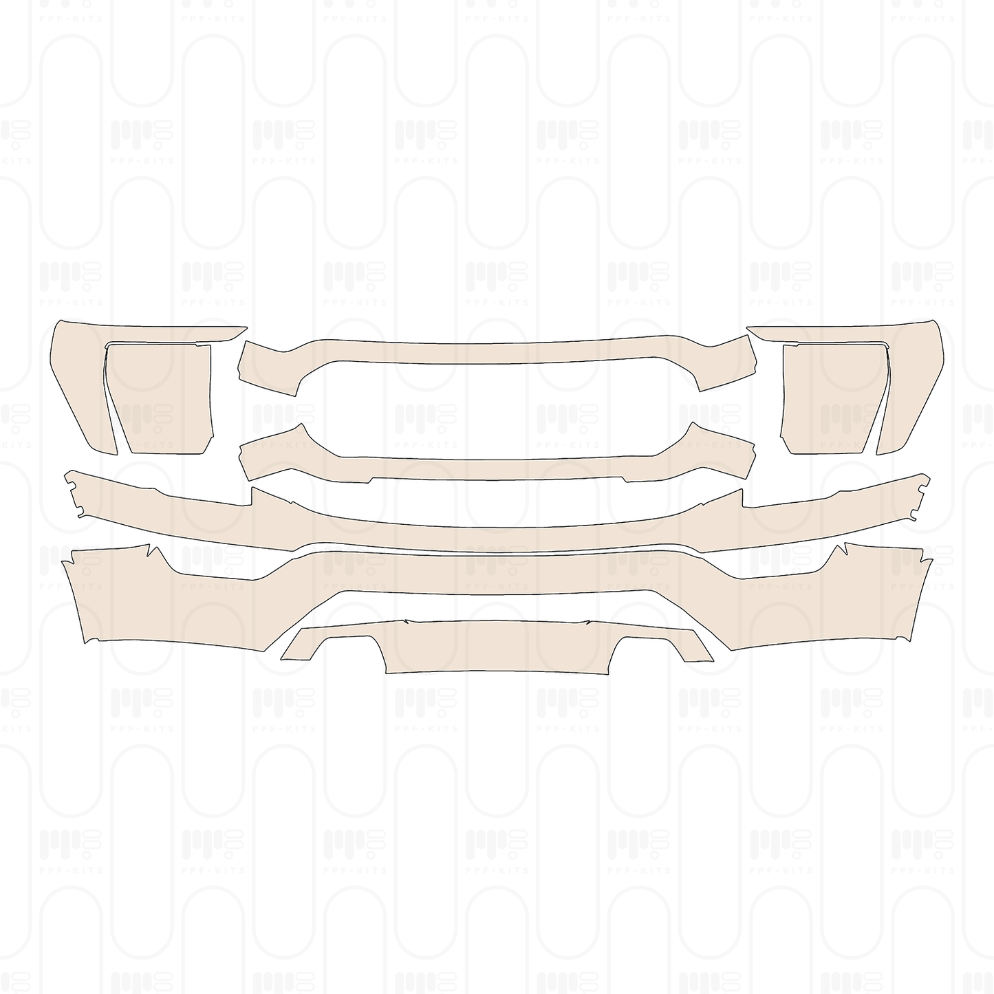 Voorgesneden PPF Ford F-150 SuperCrew XLT 2022