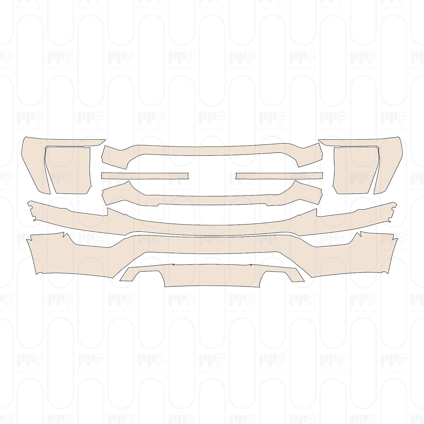 Voorgesneden PPF Ford F-150 SuperCrew King Ranch 2022