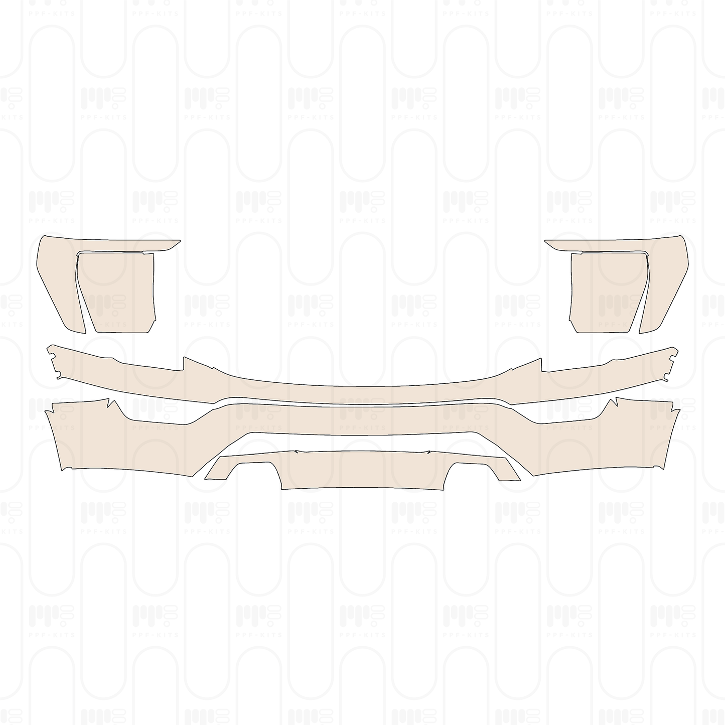 Voorgesneden PPF Ford F-150 SuperCrew Lariat 2022