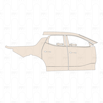 Voorgesneden PPF Hyundai Santa Cruz Limited 2022