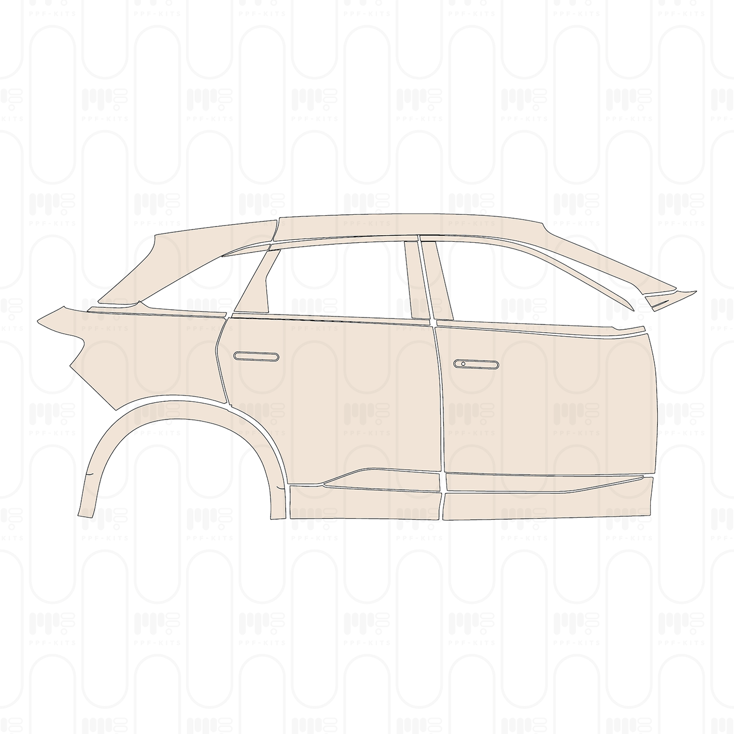 Voorgesneden PPF Hyundai Nexo Limited 2022