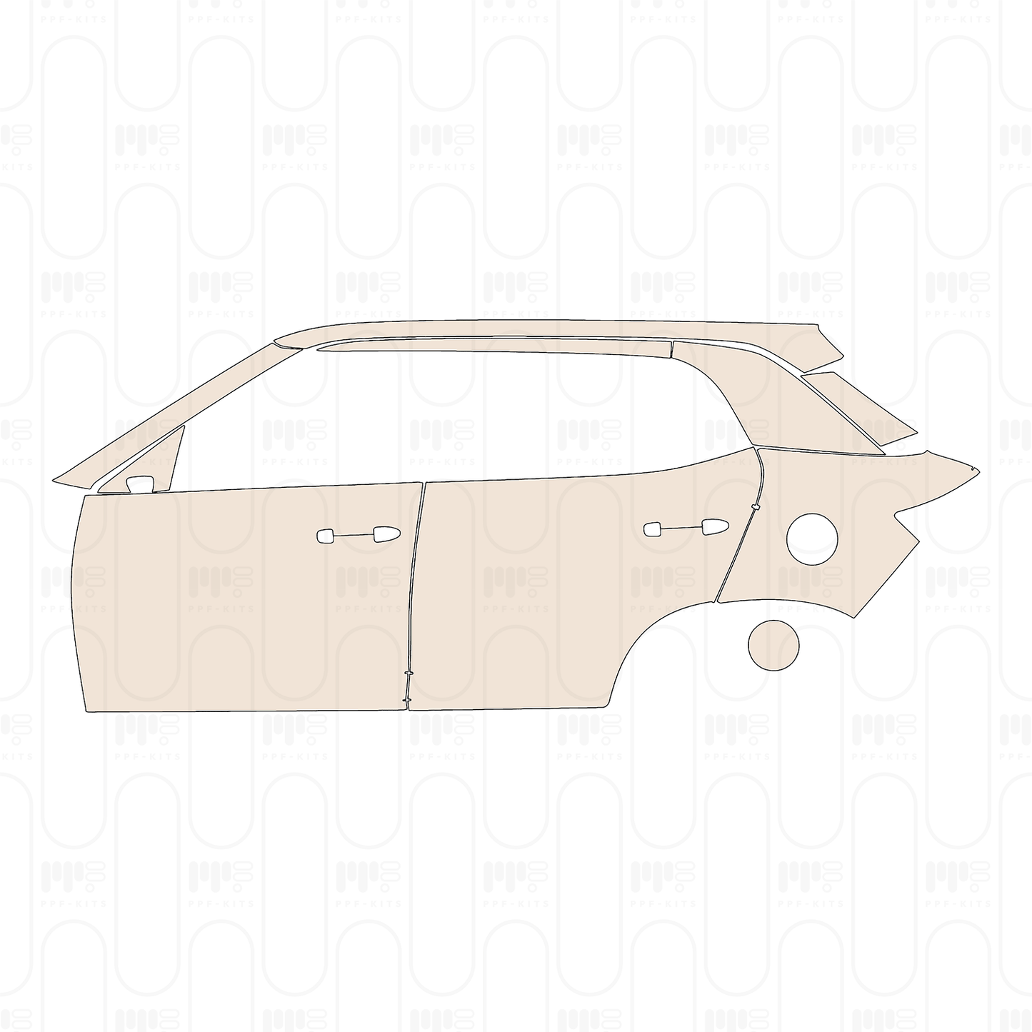 Voorgesneden PPF Hyundai Creta (BR) 2023