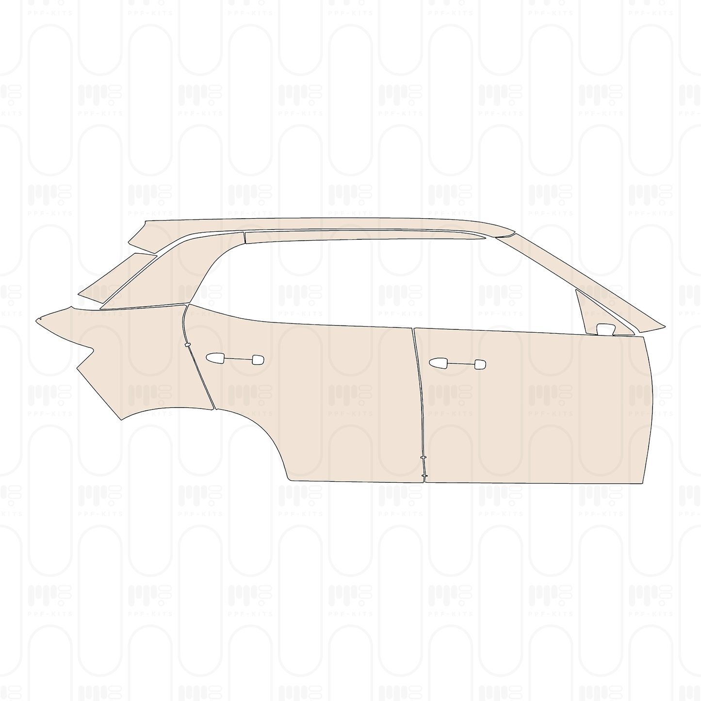 Voorgesneden PPF Hyundai Creta (BR) 2023