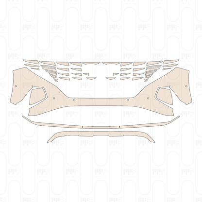Voorgesneden PPF Hyundai Tucson L (CN) Base 2022
