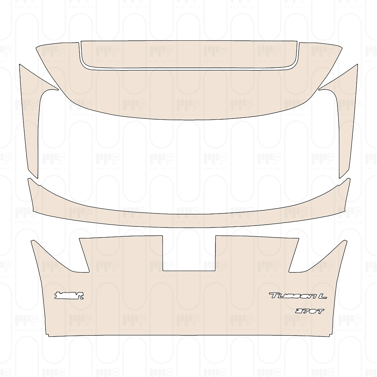 Voorgesneden PPF Hyundai Tucson L (CN) Base 2022