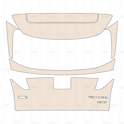 Voorgesneden PPF Hyundai Tucson L (CN) Base 2022