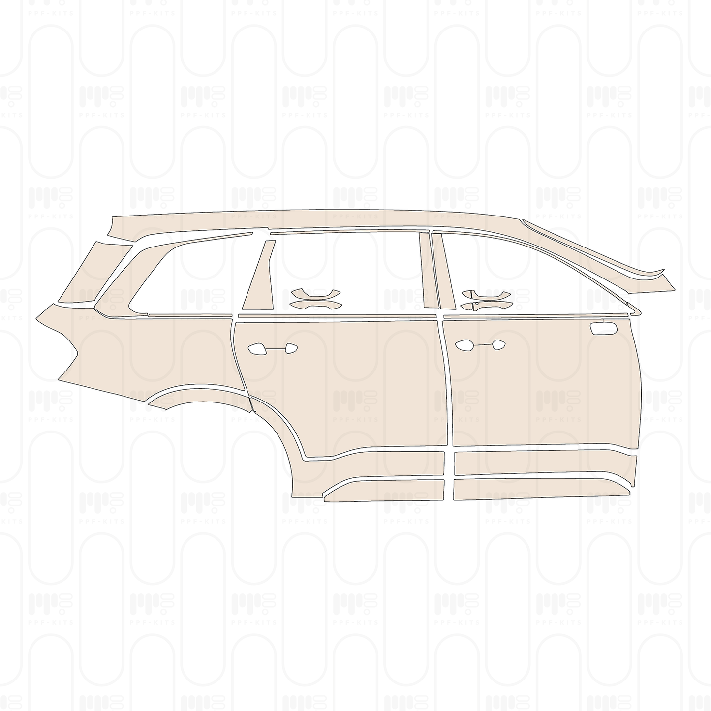Voorgesneden PPF Hyundai Santa Fe (CN) 2022