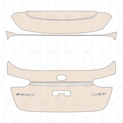 Voorgesneden PPF Hyundai Santa Fe (US) 2022