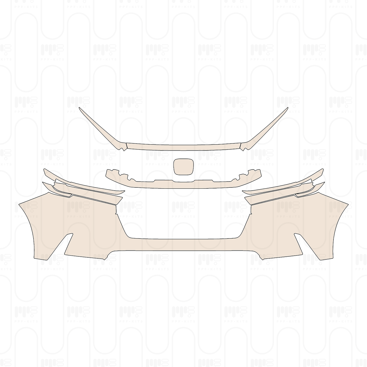 Voorgesneden PPF Honda CR-V (TH) 2023