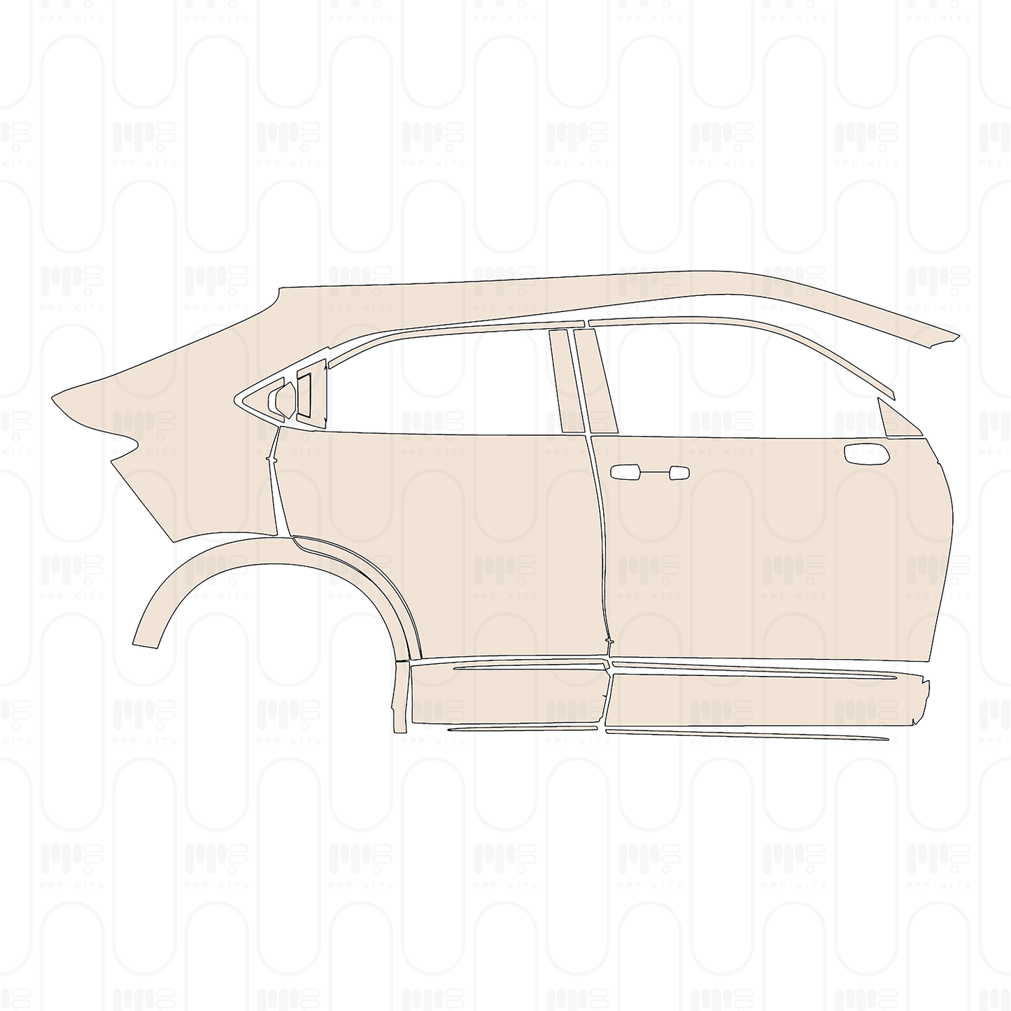Voorgesneden PPF Honda HR-V (TH) RS 2022