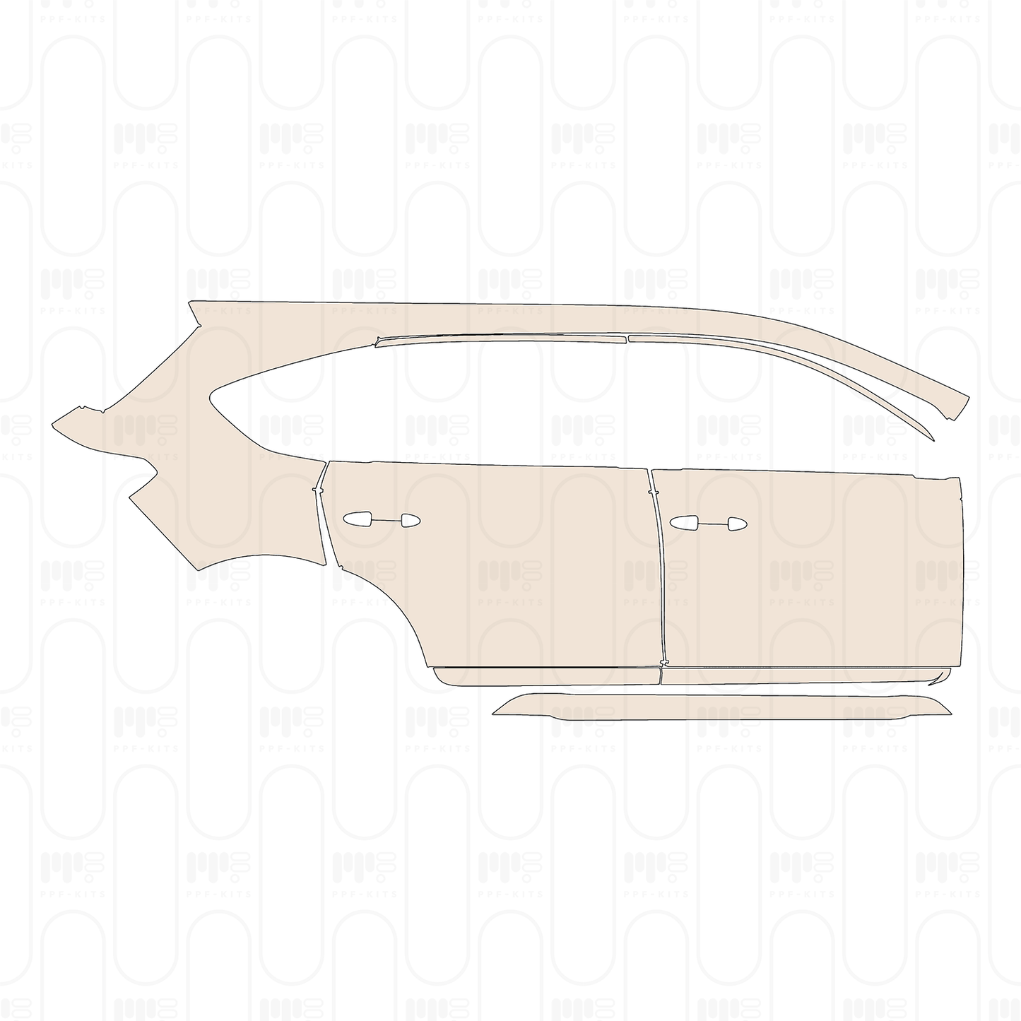 Voorgesneden PPF Honda BR-V (TH) 2022