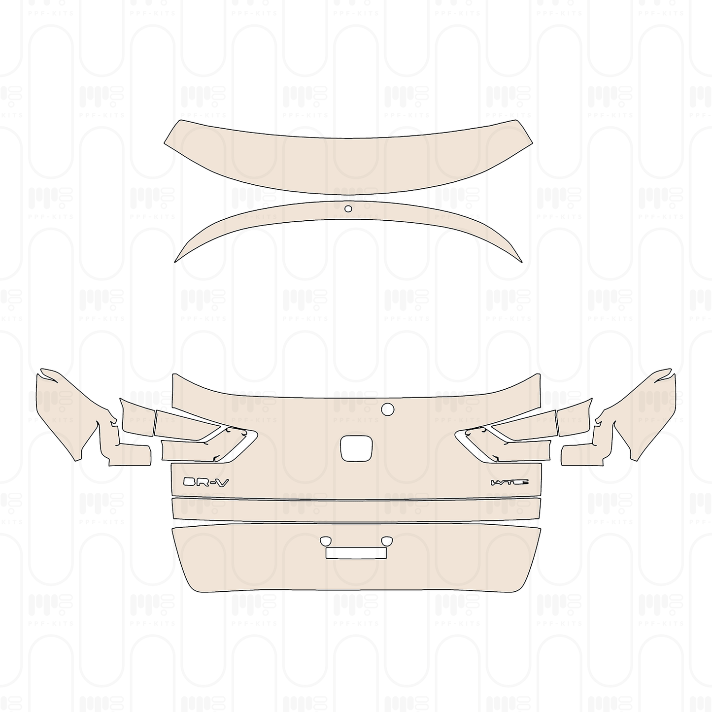 Voorgesneden PPF Honda BR-V (TH) 2022