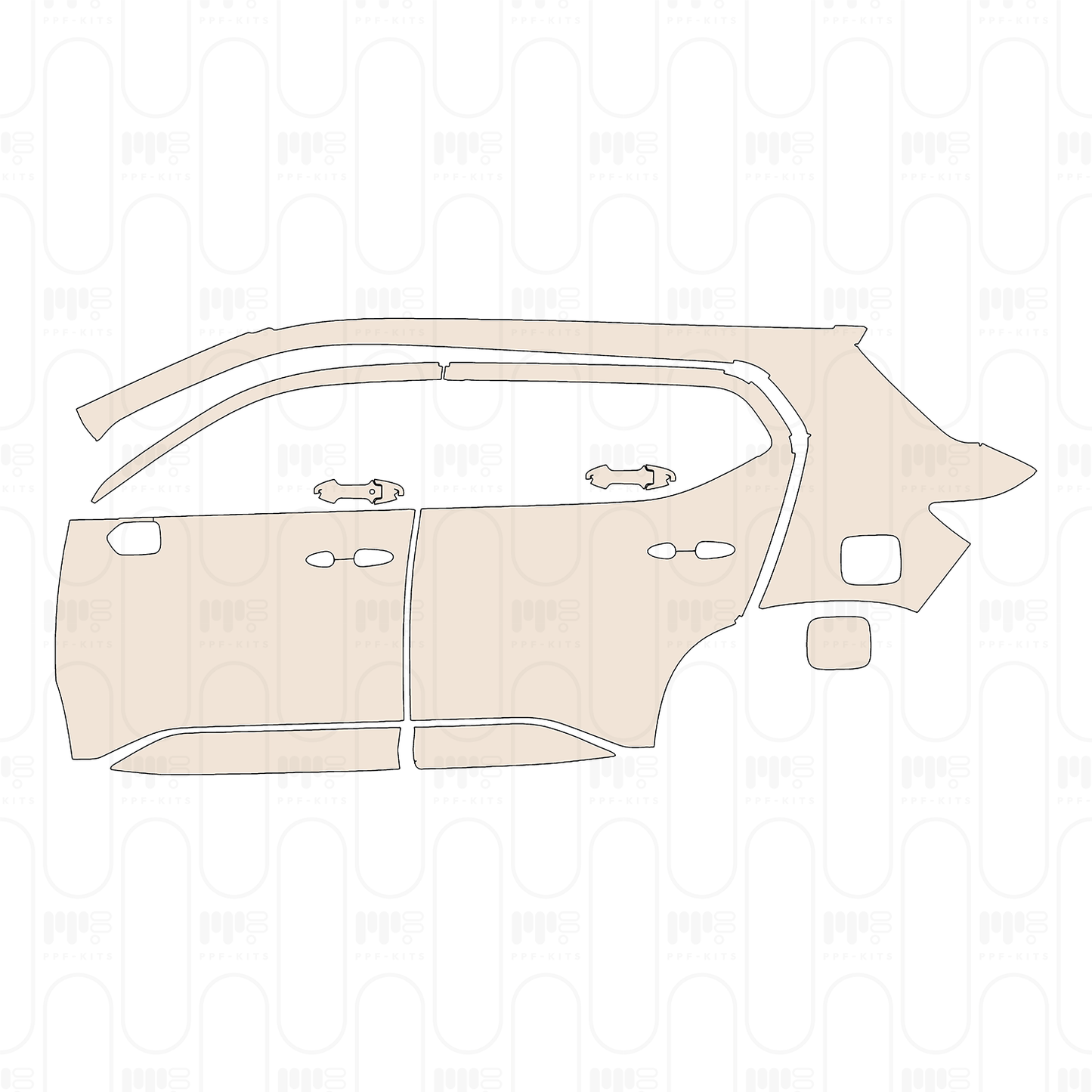 Voorgesneden PPF Honda Elevate (IN) ZX 2023