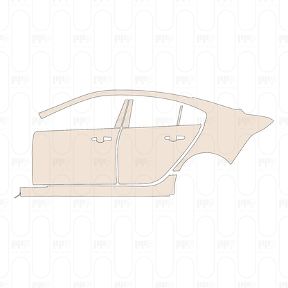 Voorgesneden PPF Jaguar XE (Standard Wheelbase) Base 2020