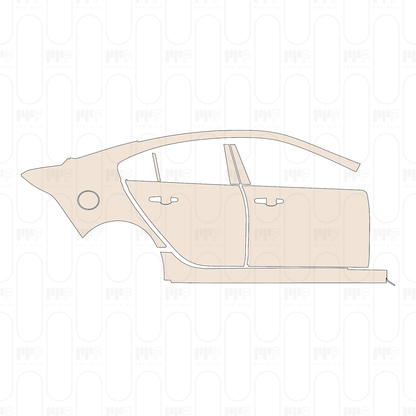 Voorgesneden PPF Jaguar XE (Standard Wheelbase) Base 2020