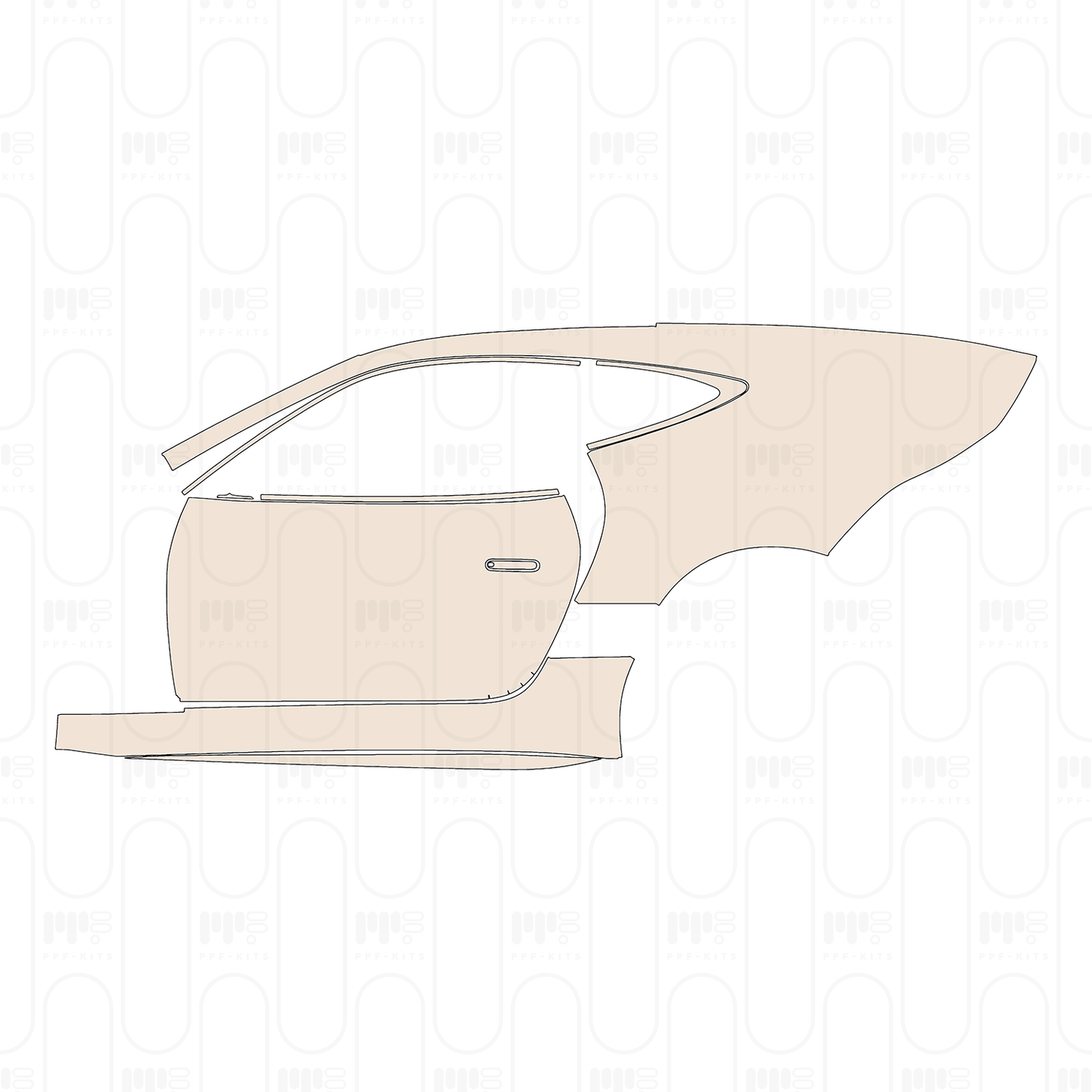 Voorgesneden PPF Jaguar F-Type Base Coupe 2023