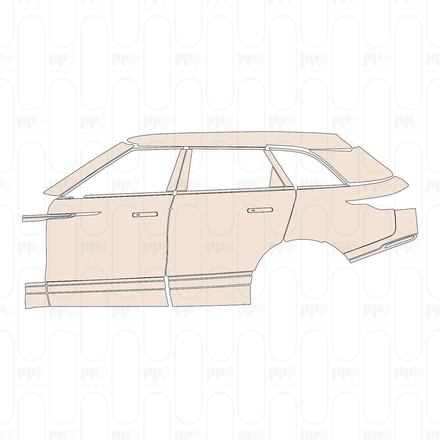 Voorgesneden PPF Land Rover Range Rover Velar R-Dynamic S 2022