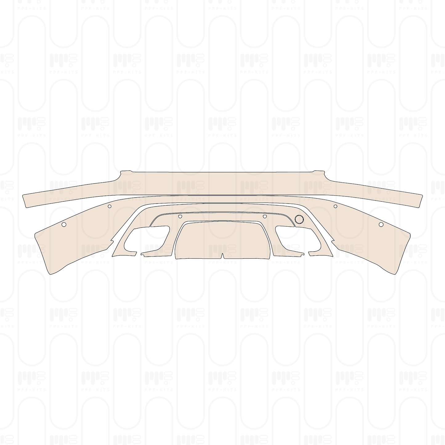 Voorgesneden PPF Land Rover Range Rover Velar R-Dynamic S 2022