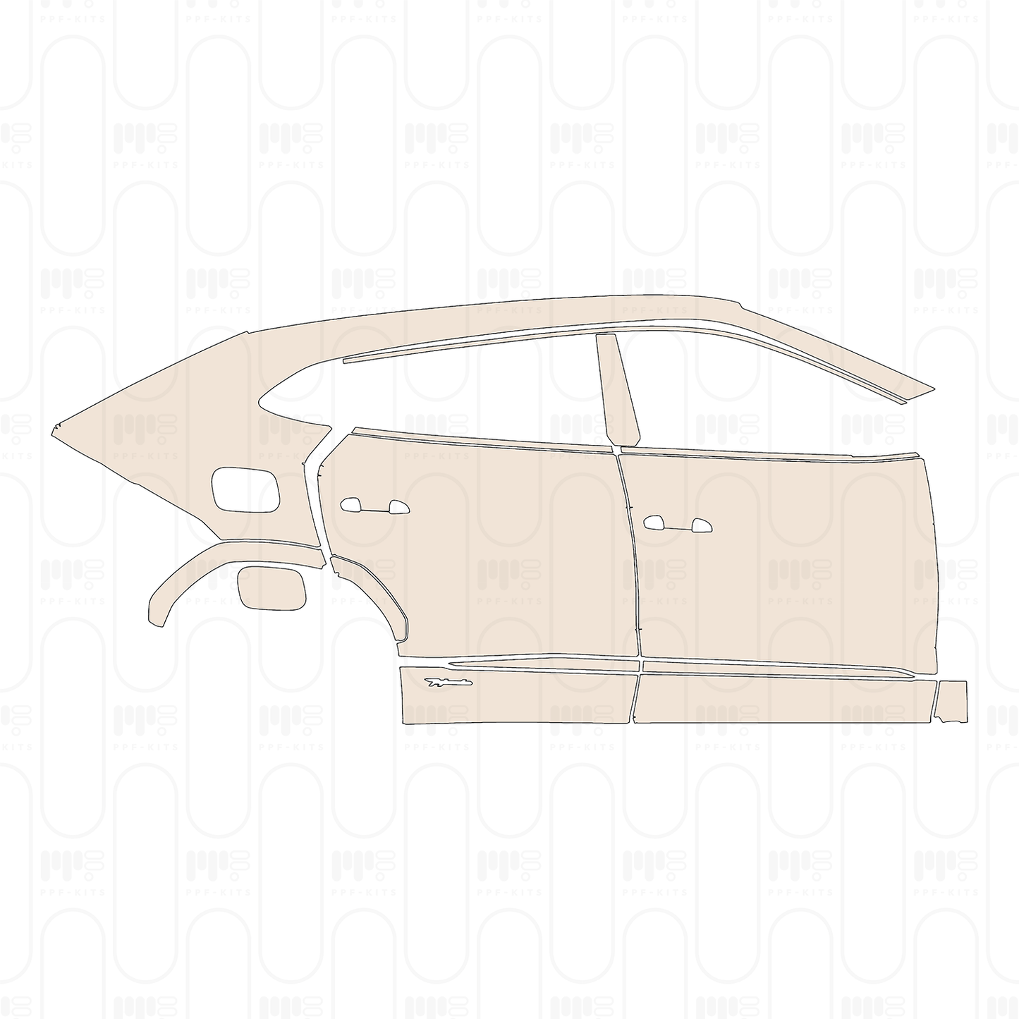 Voorgesneden PPF Lamborghini Urus Performante 2023